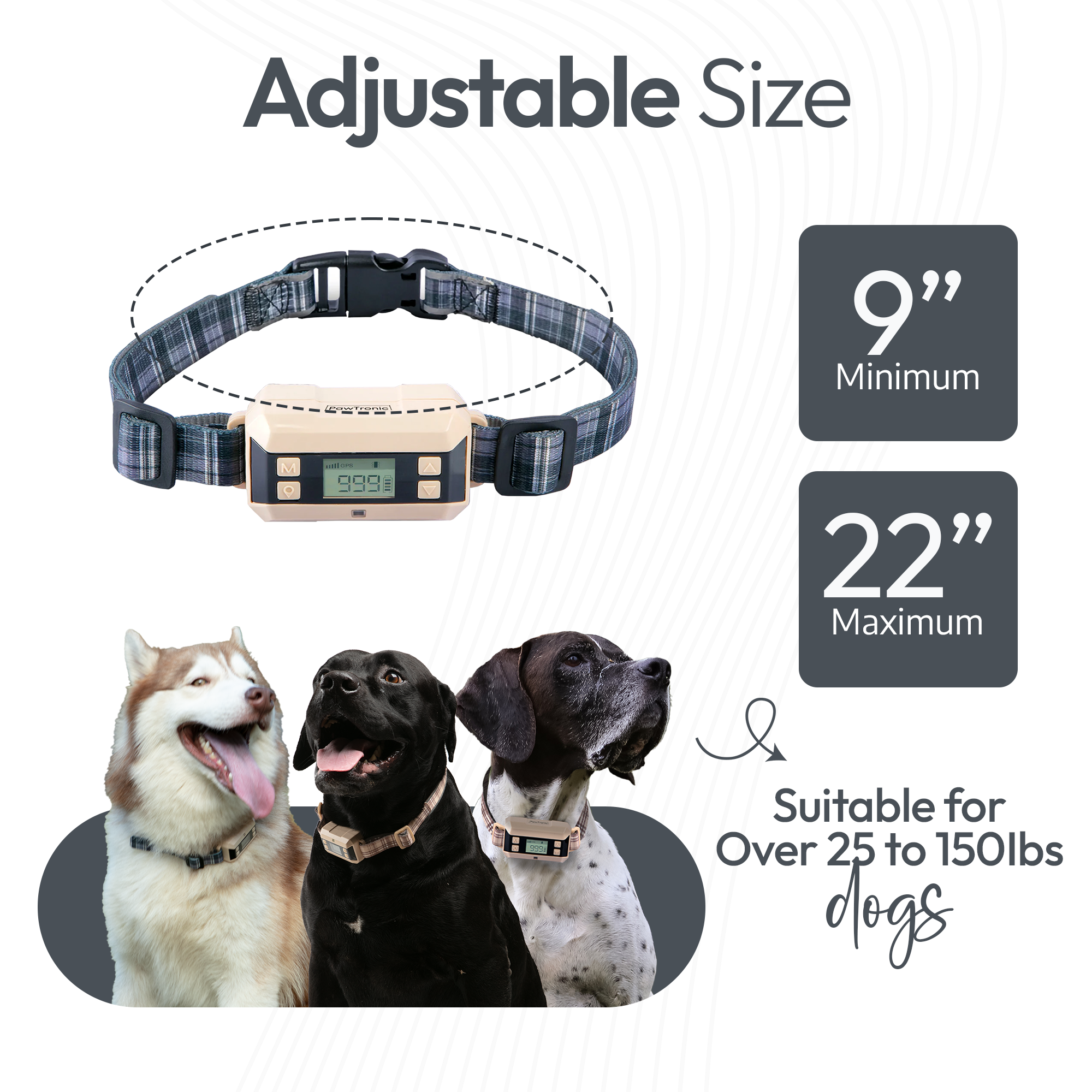 PawTronic Classic Wireless Dog Fence - GPS Dog Fence Collar