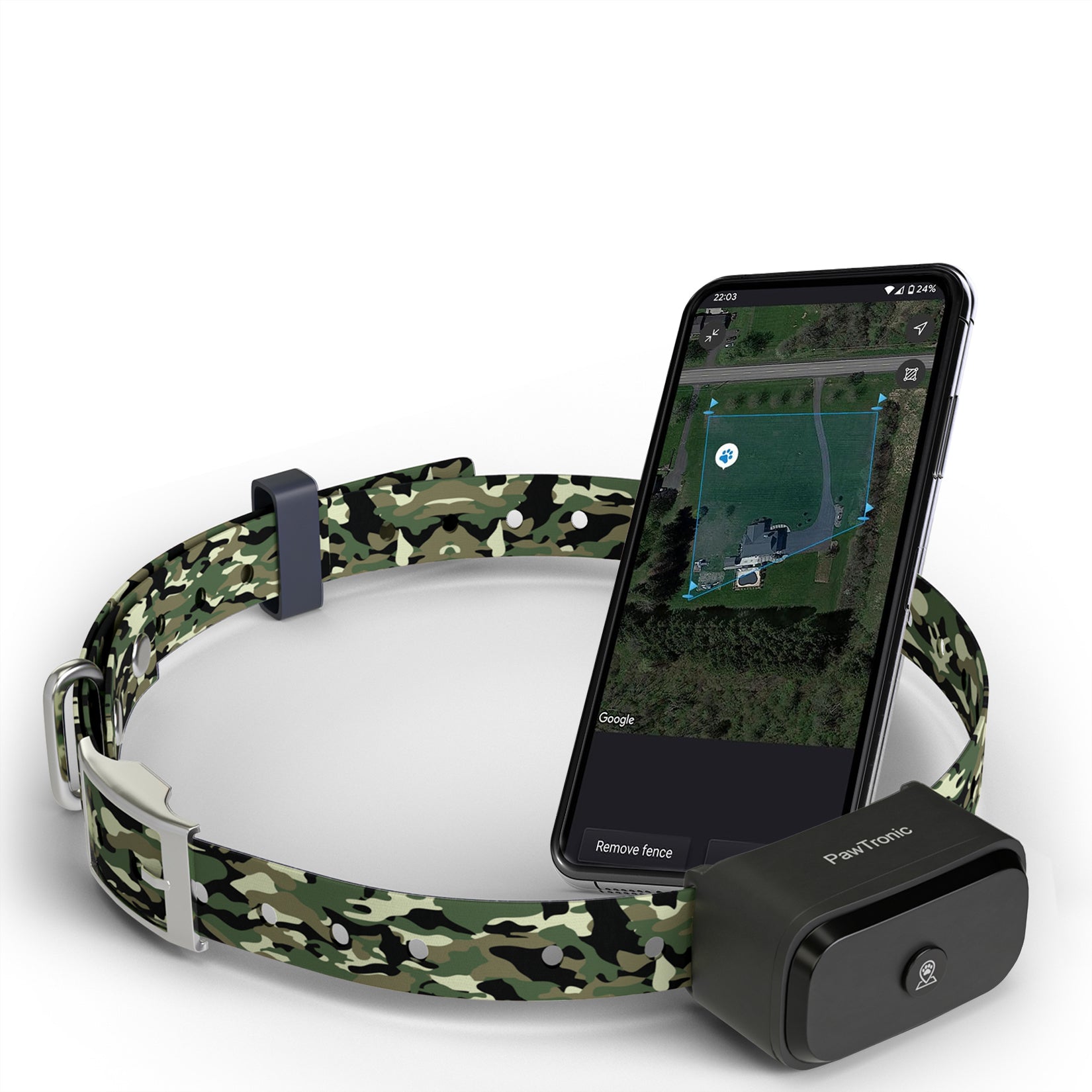 PawTronic Pro Series GPS Dog Fence Green Main Image