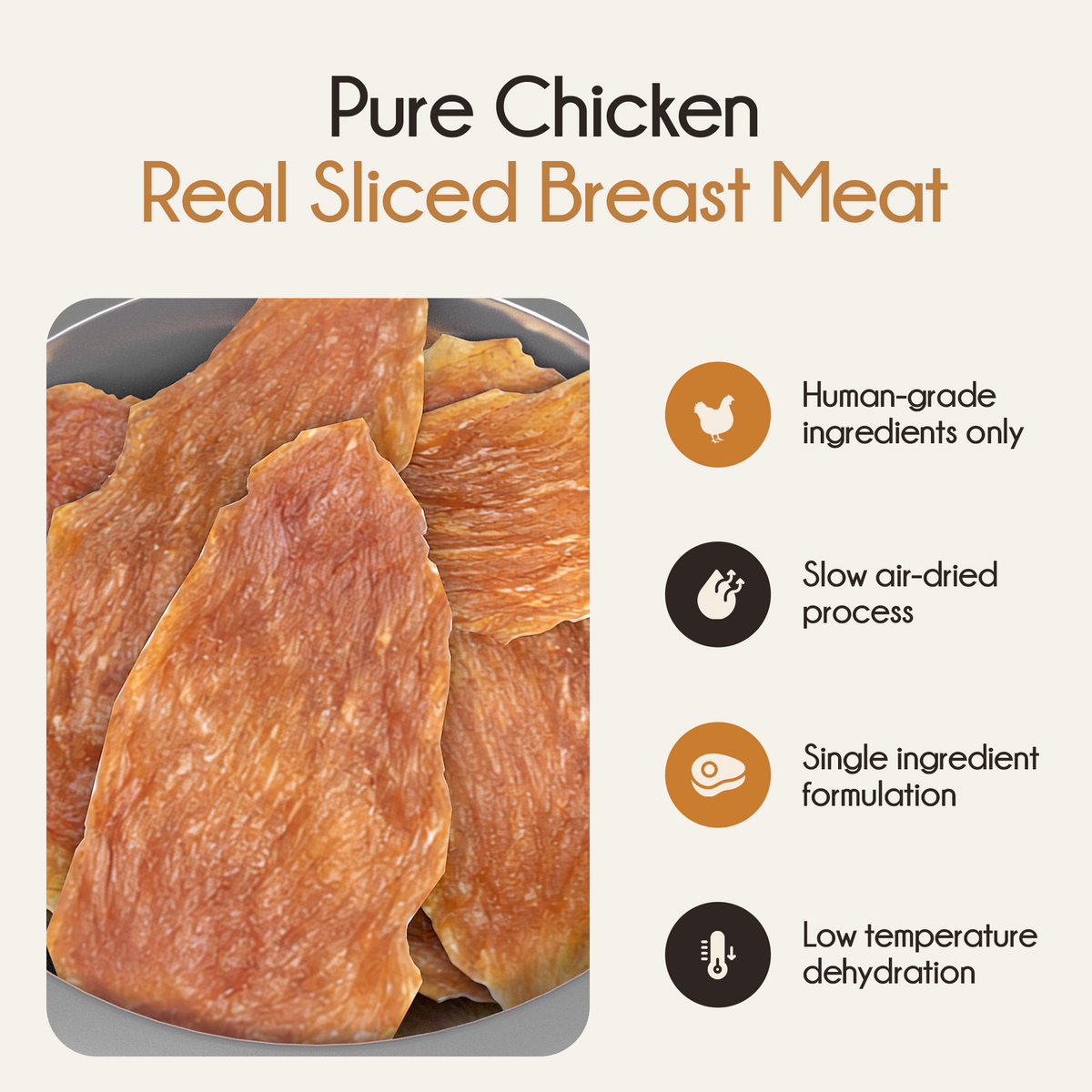 All Natural Chicken Jerky Pouch