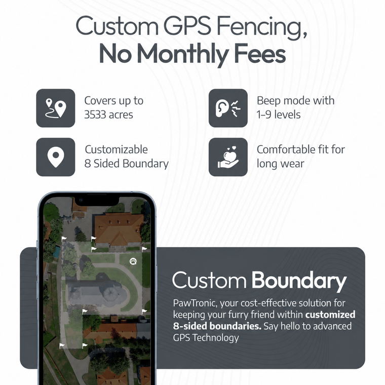 PawTronic Pro Series 2 - Wireless GPS Dog Fence