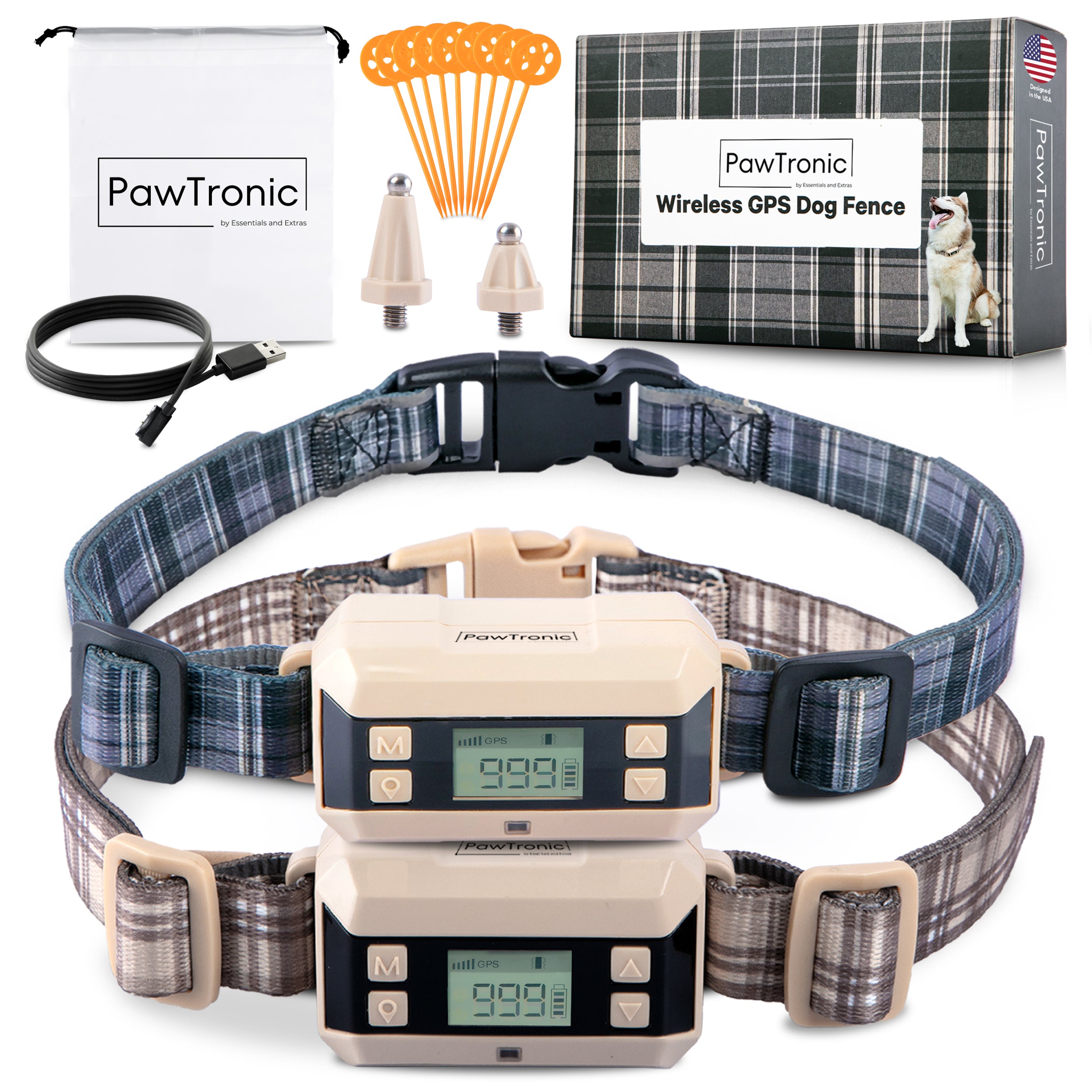 PawTronic Classic Wireless Dog Fence - GPS Dog Fence Collar